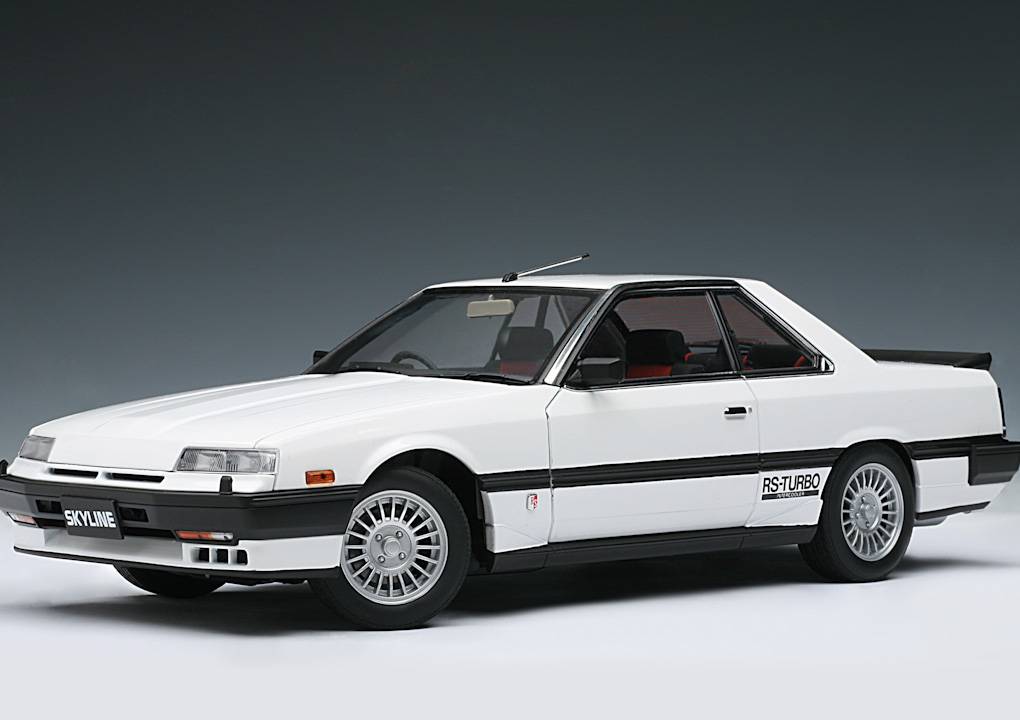 AUTOART 1:18 Nissan Skyline Hardtop 2000 Turbo Intercooler RS-X (DR30) 1984 (white) 77427