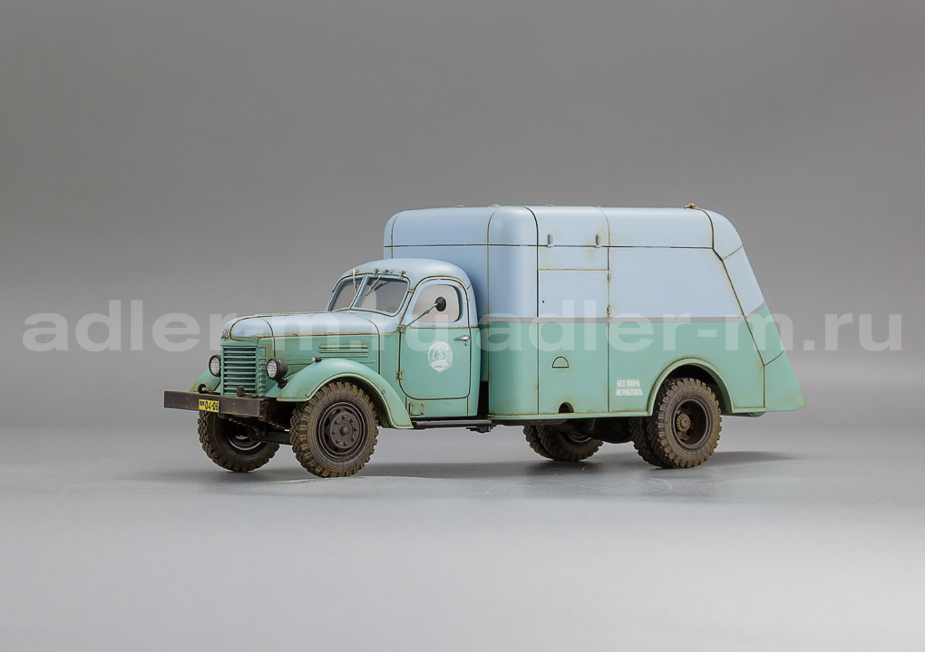 САРЛАБ 1:43 Автомобиль для уборки мусора МС-2 на шасси 150, 1950г. (двухцветный, со следами экспл.) SL-234-3-1