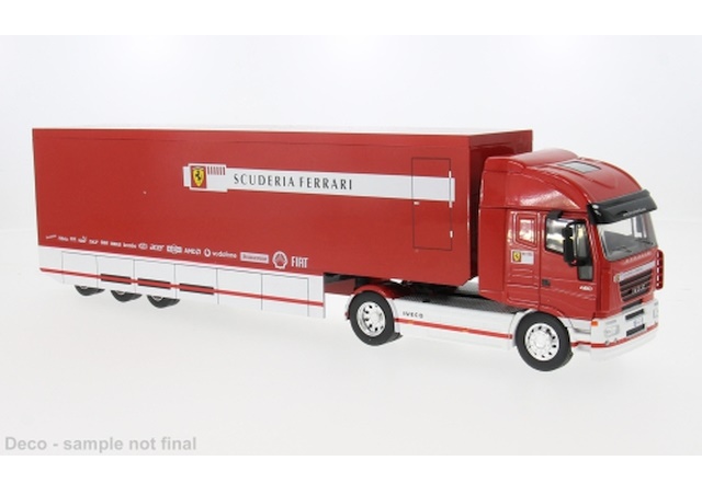 IXO 1:43 Iveco Stralis Box Trailer - "Ferrari" - 2000 TTR040