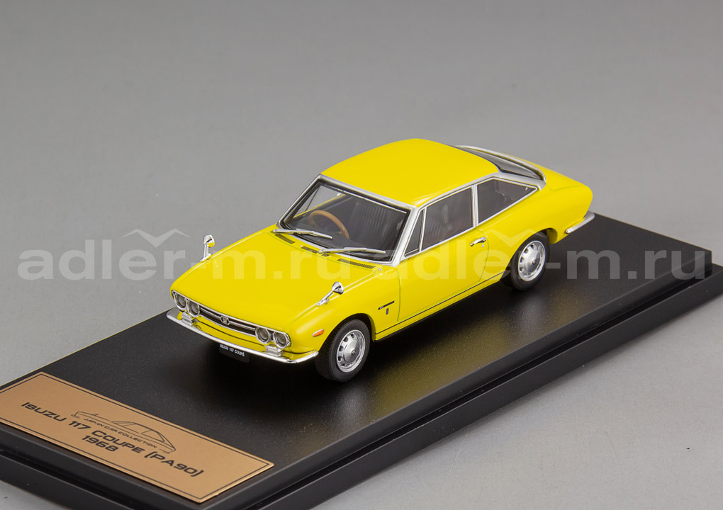 HACHETTE (JCC) 1:43 Isuzu 117 Coupe - 1968 (yellow) JCC-6