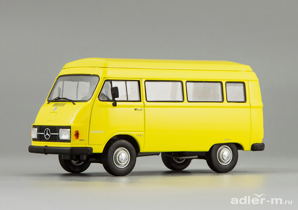 PREMIUM CLASSIXXS 1:43 Mercedes-Benz 206 Bus 1970 (yellow) PrCl13550