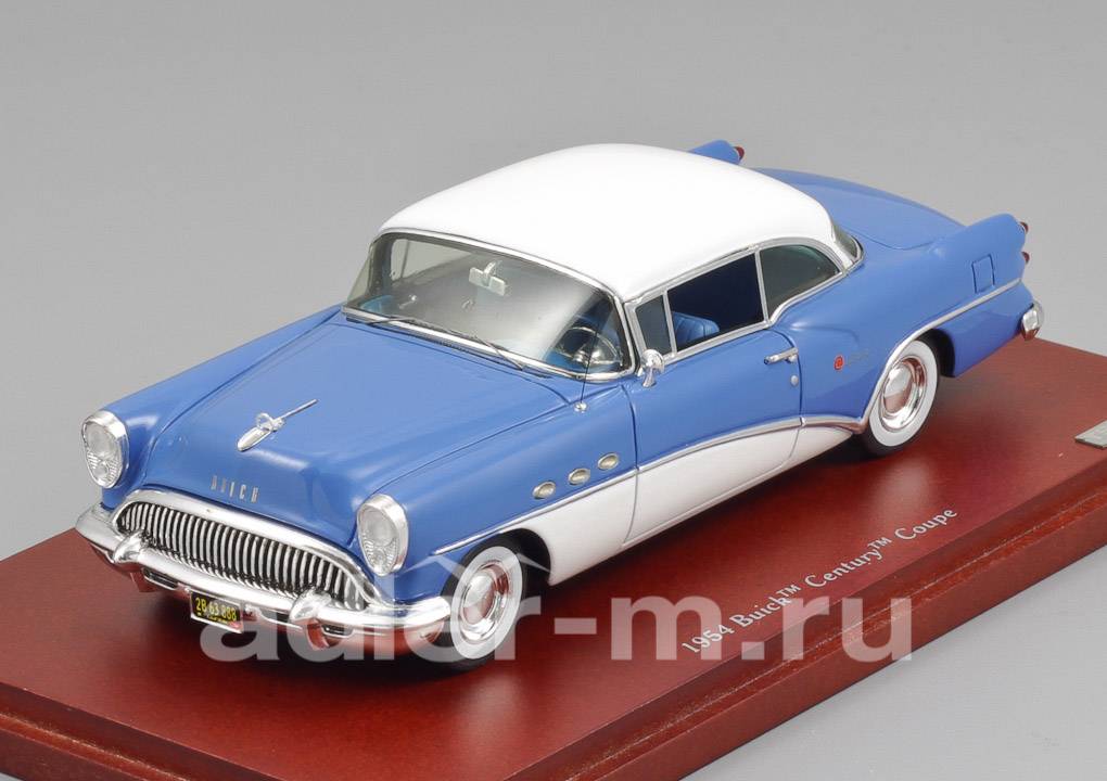 TRUESCALE MINIATURES 1:43 Buick Century Coupe 1954 (blue / white) TSM114337