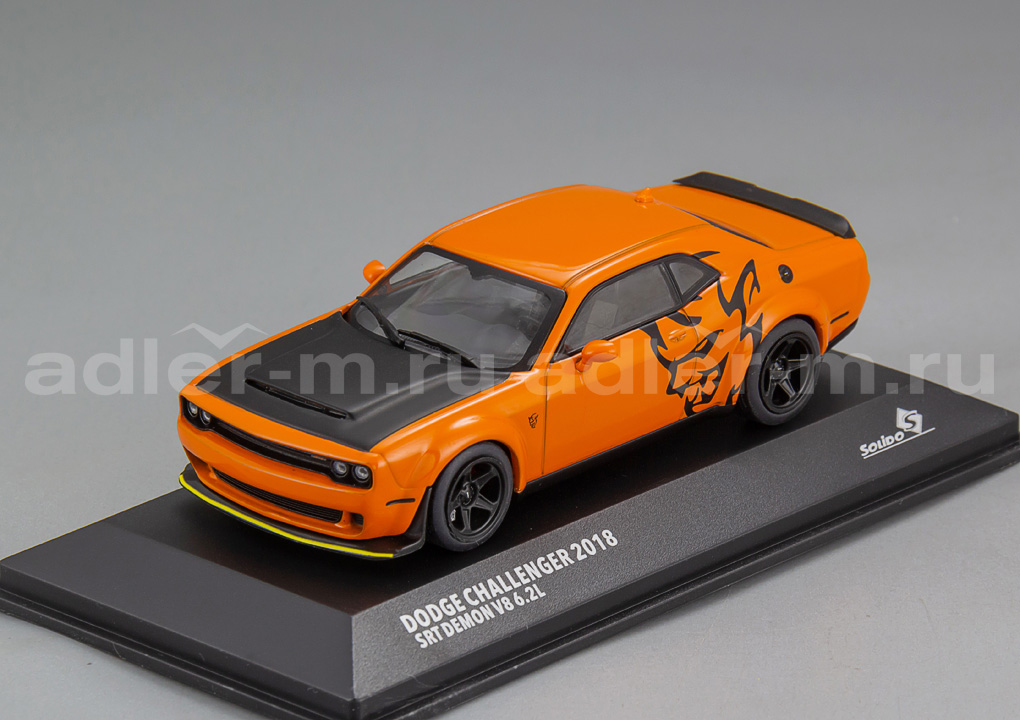 SOLIDO 1:43 Dodge Challenger SRT Demon (orange) S4310306