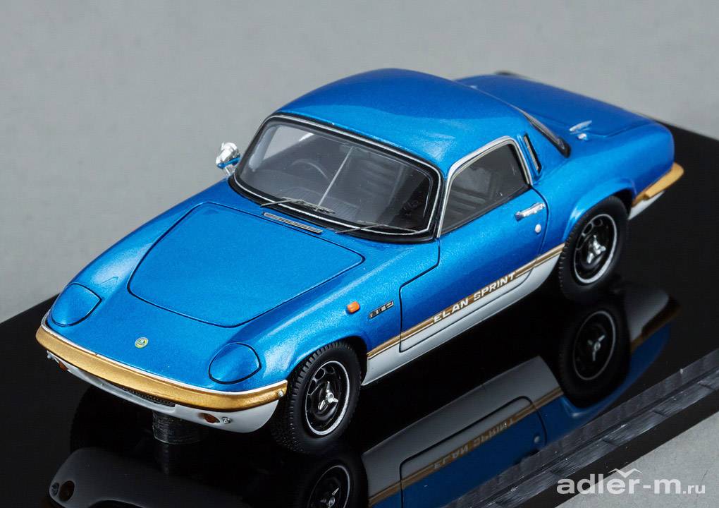 SPARK 1:43 Lotus Elan S4 Sprint FHC 1971 (blue metallic) S1242
