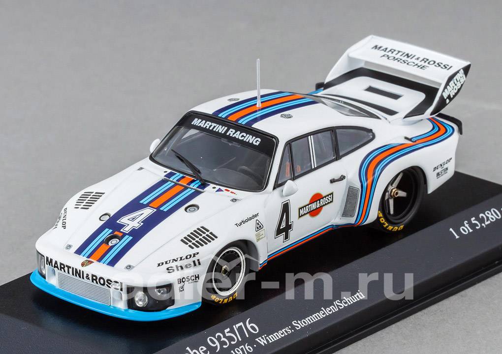MINICHAMPS 1:43 Porsche 935 Team Martini Winner 6H Watkins Glen 1976 Stommelen - Schurti 400766304