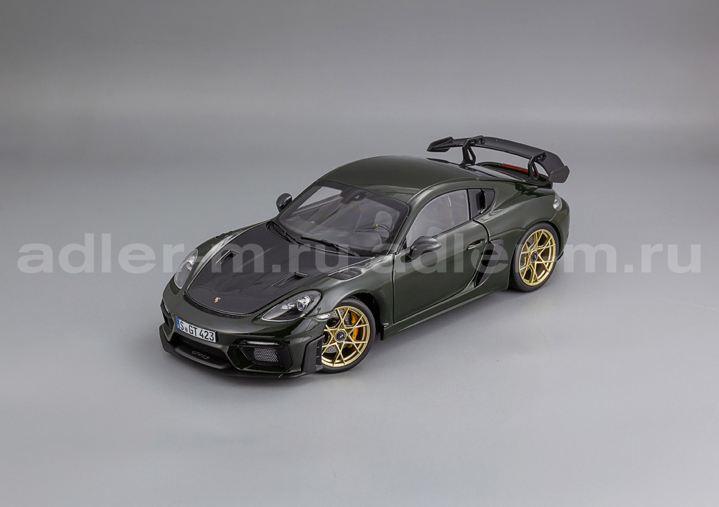 NOREV 1:18 Porsche Cayman GT4 RS with "Weissachpackage" - 2023 (brewster green) 187250