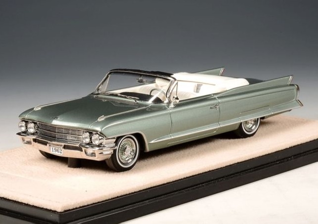 GLM (STAMP MODELS) 1:43 Cadillac Series 62 Convertible (открытый) - 1962 (sage green poly) STM62306