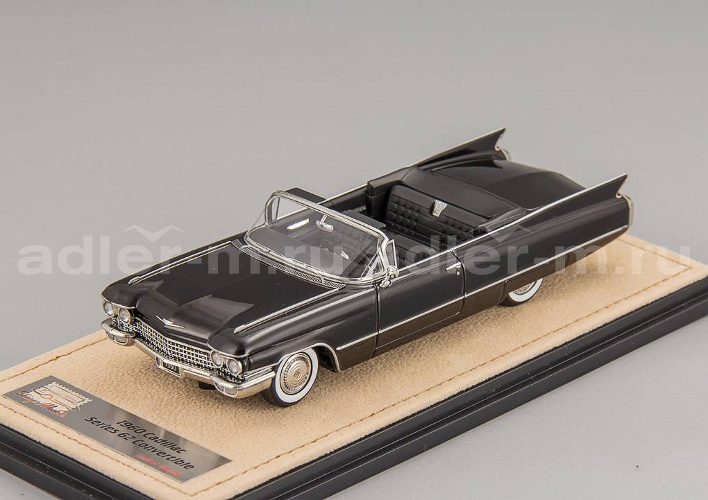 GLM (STAMP MODELS) 1:43 Cadillac Series 62 Convertible (открытый) - 1960 (black) STM60303