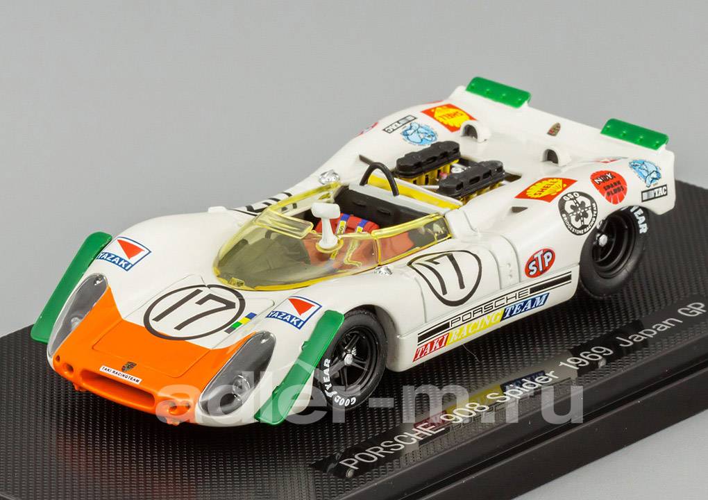 EBBRO 1:43 Porsche 908 Spider 1969 Japan GP 728