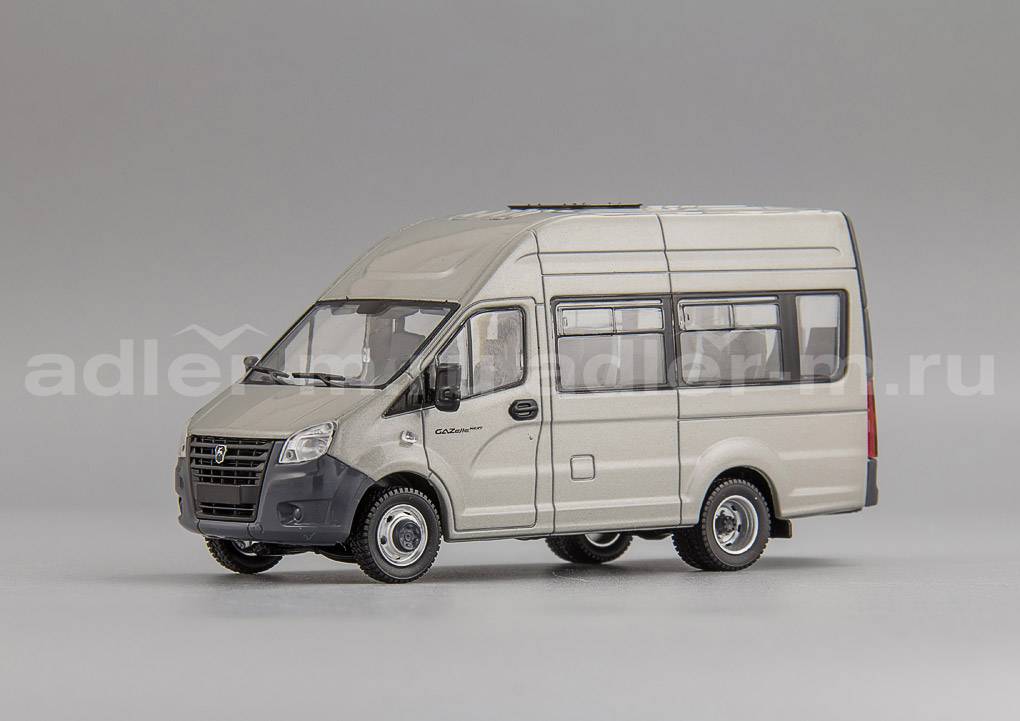 НАШ АВТОПРОМ 1:43 Горьковский автомобиль Некст А65R22 (серебристый) H658