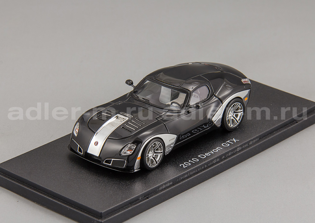 ESVAL MODELS 1:43 Devon GTX - 2010 (black/chrome) EMUS43028B