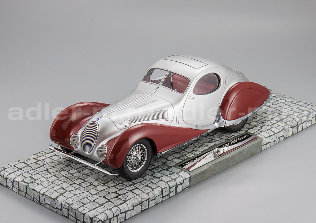 MINICHAMPS 1:18 Talbot Lago T150-C-SS Coupe 1937 (silver/red) 107117121