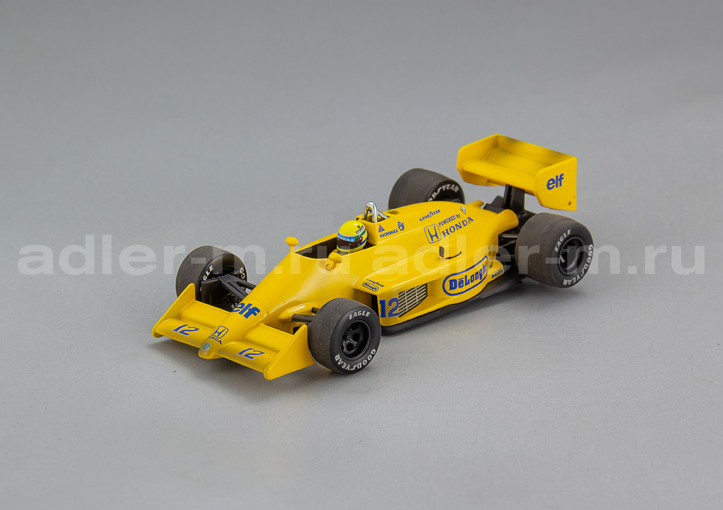 MINICHAMPS 1:43 Lotus Honda 99T #12 Winner Monaco GP 1987 Ayrton Senna, Dirty Version 540873392