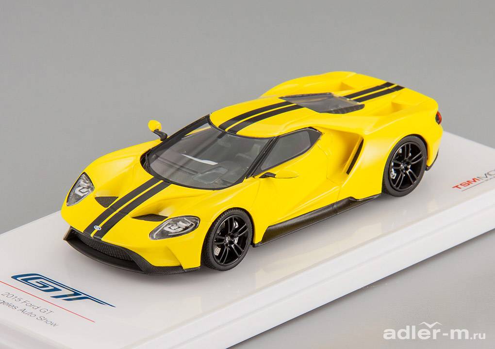 TRUESCALE MINIATURES 1:43 Ford GT - LA Auto Show 2015 (yellow) TSM1643100