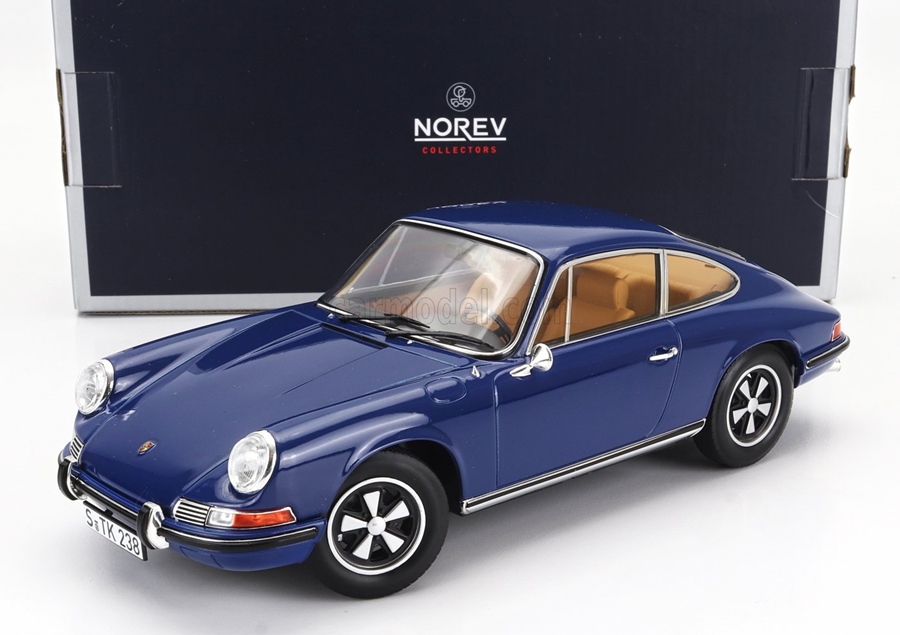 NOREV 1:18 Porsche 911 S - 1969 (blue) 187647