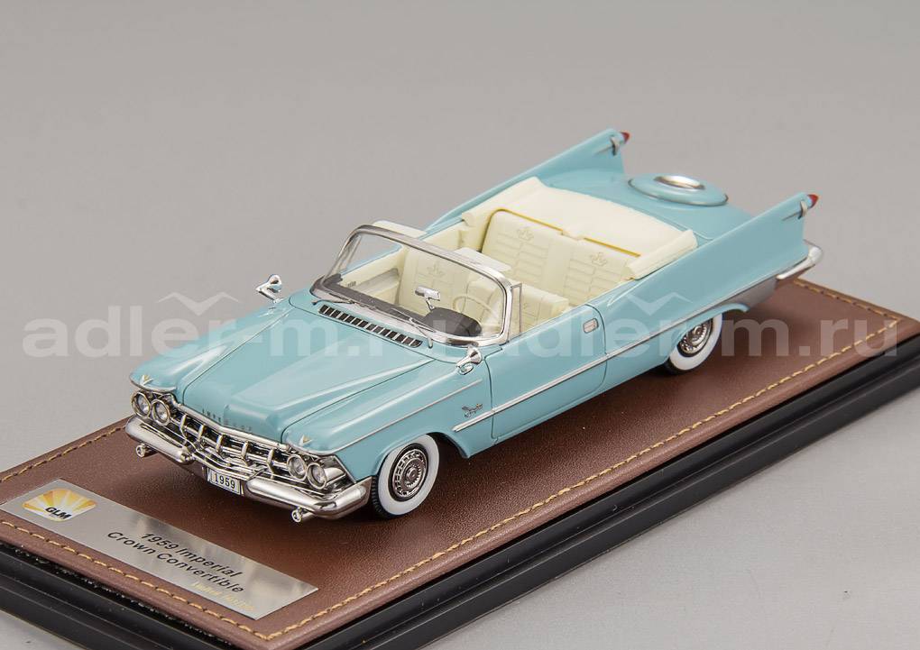 GLM 1:43 Chrysler Imperial Crown Convertible (открытый) - 1959 (blue) GLM132001