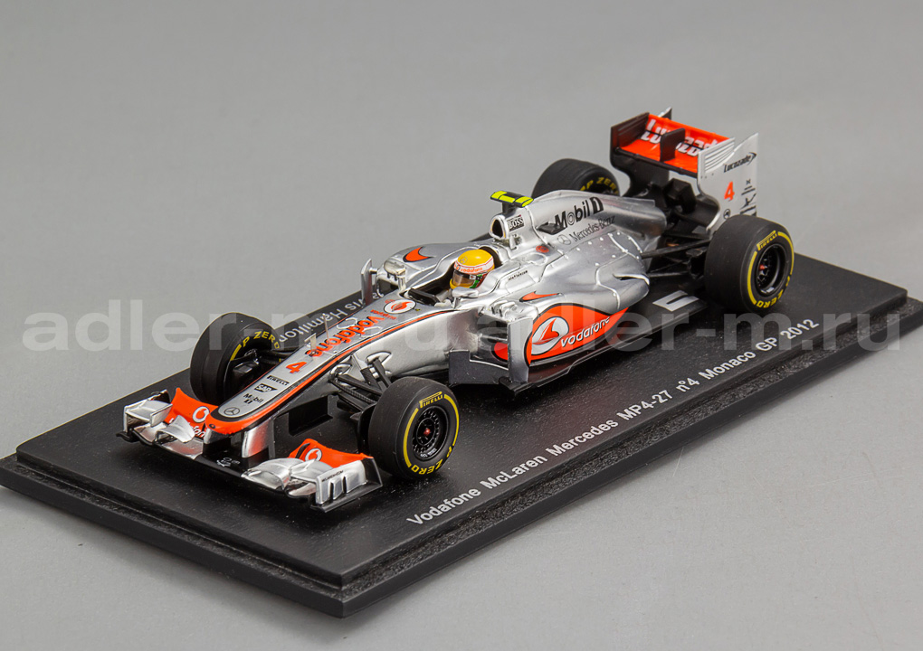 SPARK 1:43 McLaren MP4-27 #4 Monaco GP 2012 Lewis Hamilton (УЦЕНКА!) S3045_DIS_b