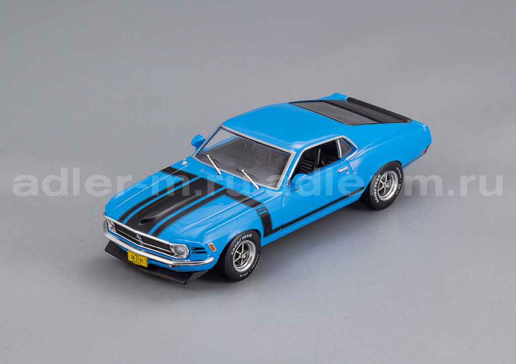 IXO 1:43 Ford Mustang Boss 302 - 1970 (blue) CLC569
