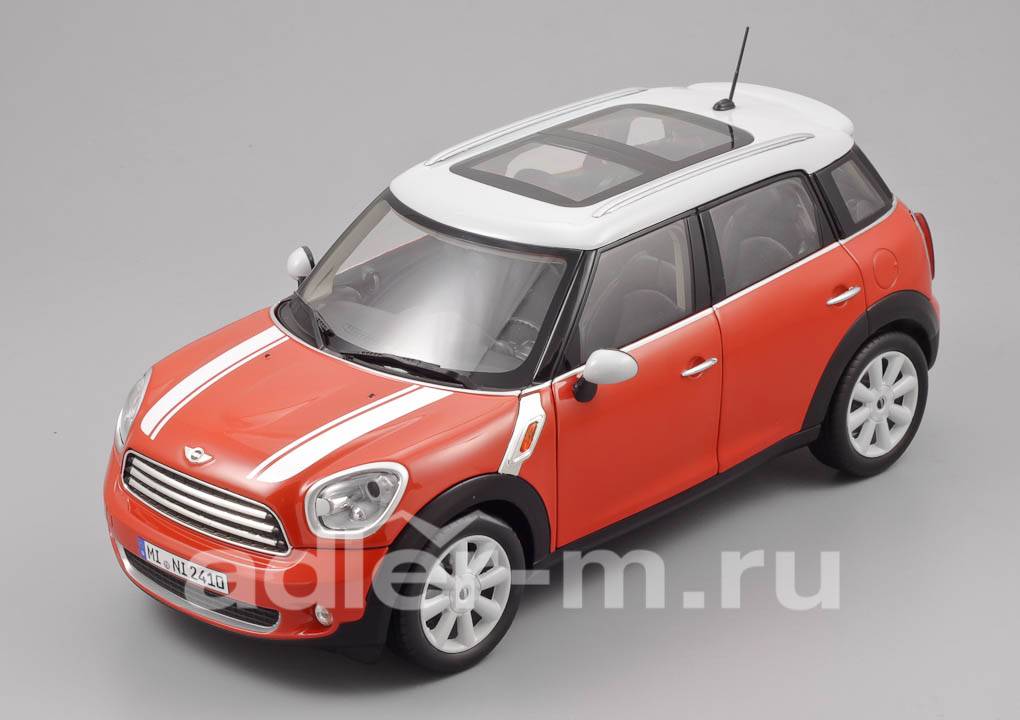 NOREV 1:18 Mini Countryman 2010 (кроссовер 4х4) (red with white roof) 183101