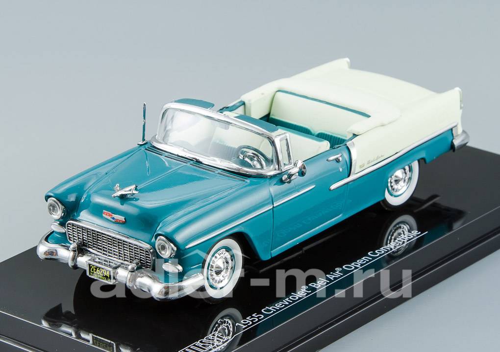 VITESSE 1:43 Chevrolet Bel Air Convertible 1955 (turquoise) 36294