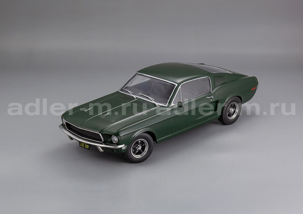 KK SCALE 1:18 Ford Mustang GT 1968 - Bullit Movie Edition (matt green) KKDC181395