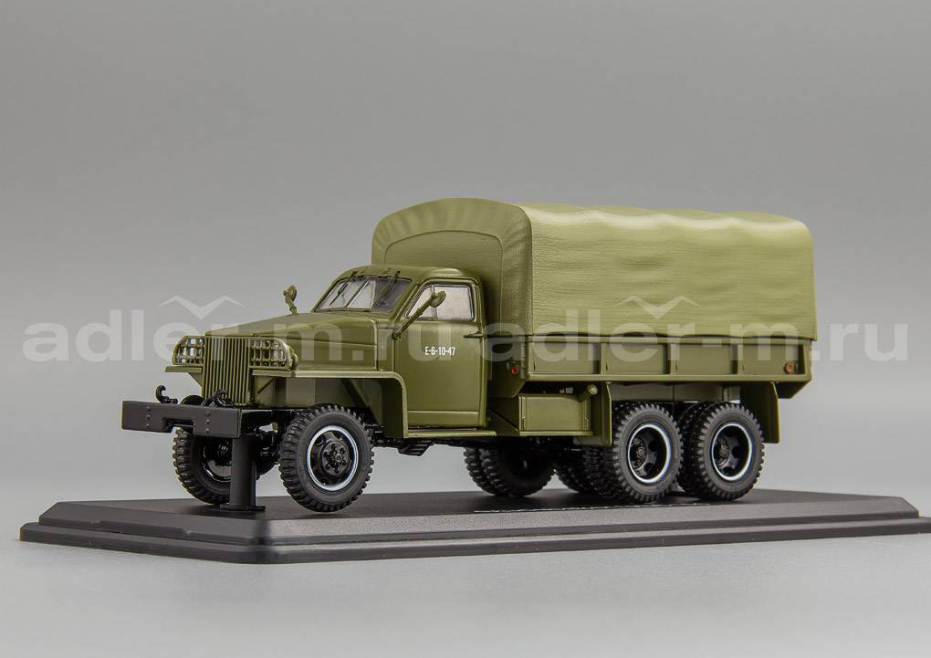 START SCALE MODELS (SSM) 1:43 Studebaker US6 U4 бортовой с тентом (с лебёдкой) SSM1380