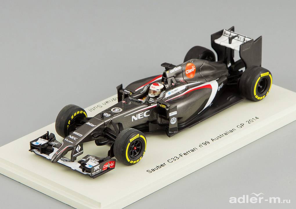 SPARK 1:43 Sauber C33 2014 #99 Australian GP 2014 Adrian Sutil S3076