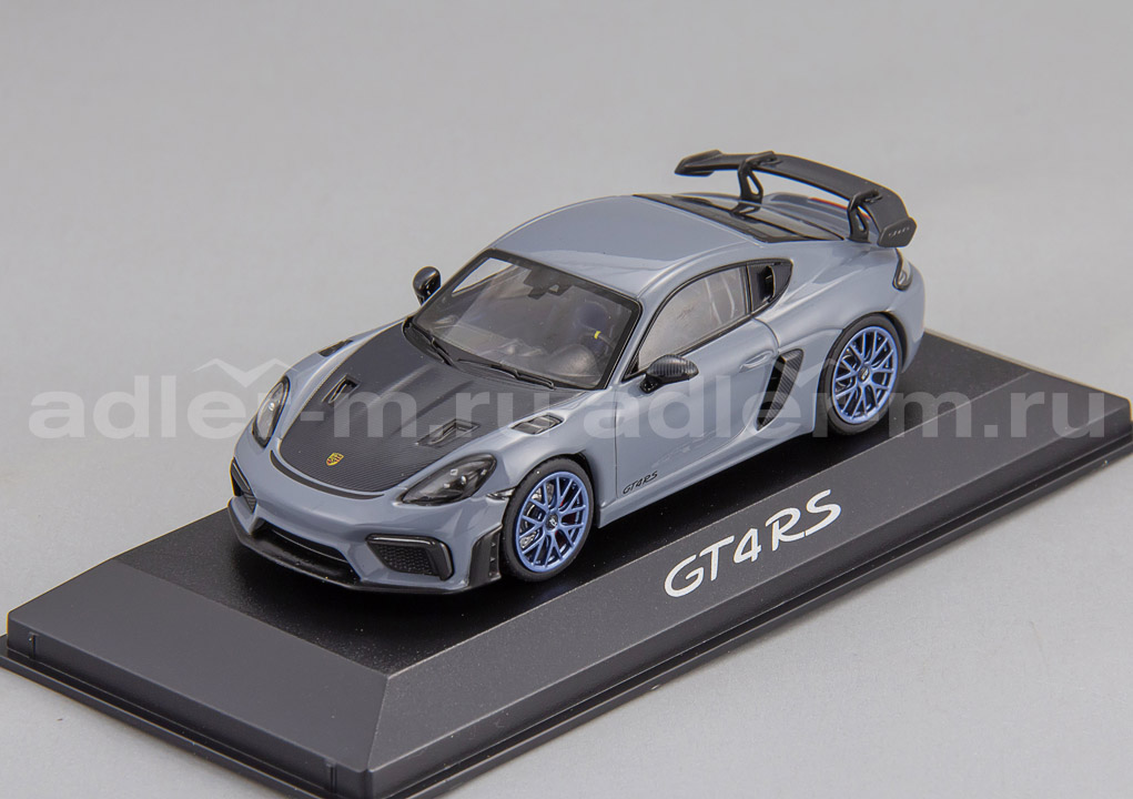 MINICHAMPS 1:43 Porsche Cayman GT4 RS (arctis grey / black) WAP0200010NGT4