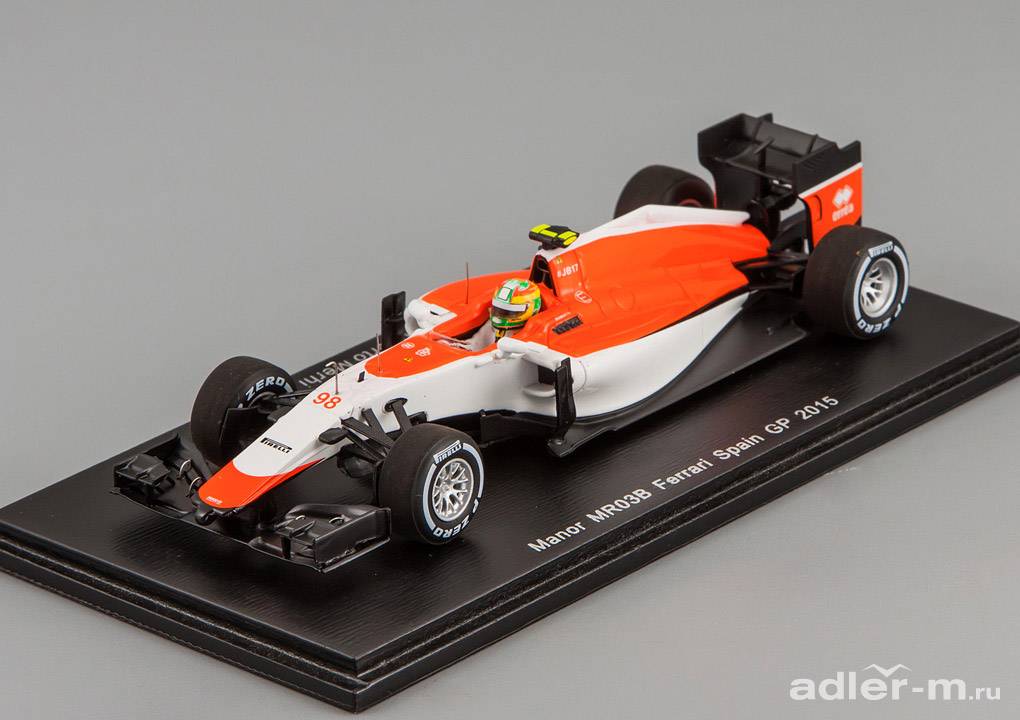 SPARK 1:43 Marussia MR03B #98 2015 Manor Marussia F1 Team, Roberto Merhi S4617