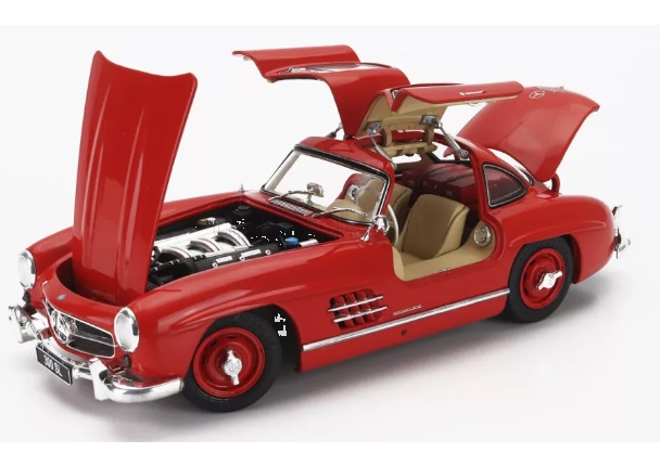 SCHUCO 1:18 Mercedes-Benz 300 SL Coupe (W198) (red) 45 006 0100