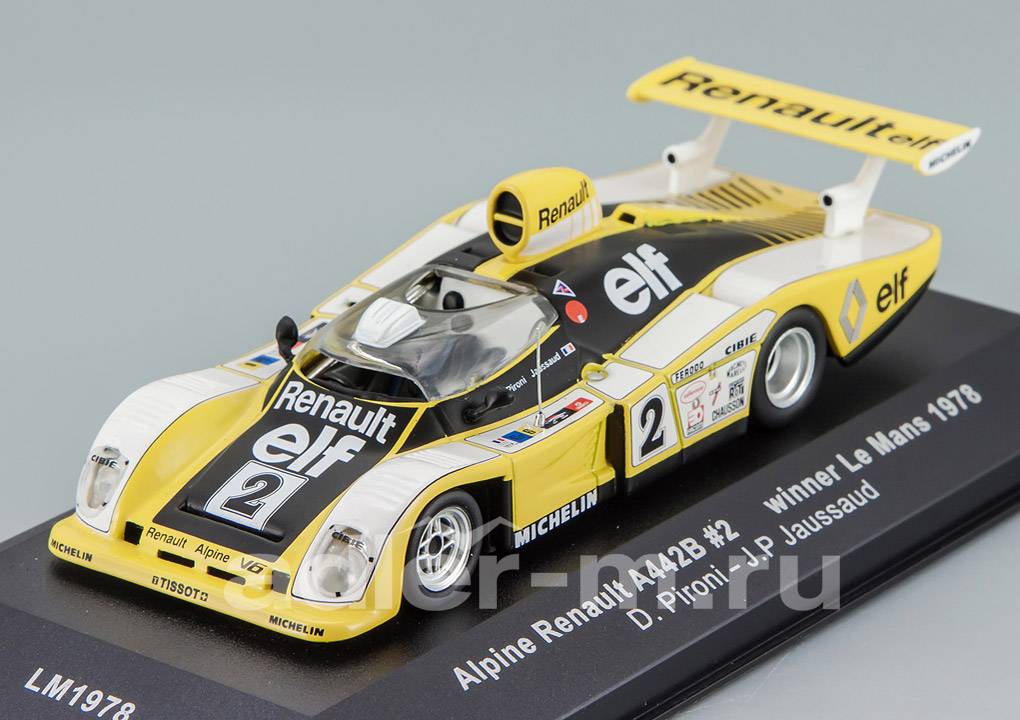 IXO 1:43 Alpine Renault A442B #2 Winner LM 1978 D.Pironi - J.P.Jaussaud LM1978
