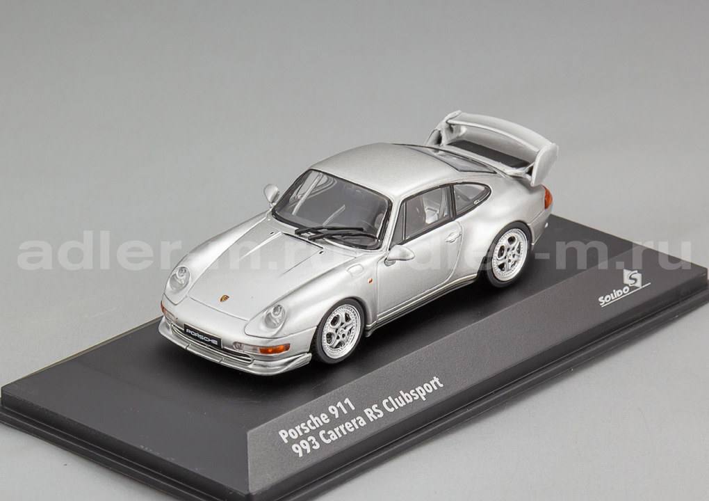 SOLIDO 1:43 Porsche 993 RS Clubsport (silver) S4313803