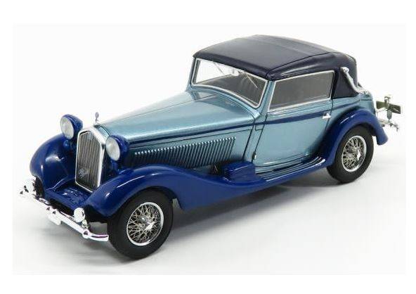 KESS SCALE MODELS 1:43 Alfa Romeo 6C 1750 GTC Castagna (1931) (bicolor blue) KE43000301