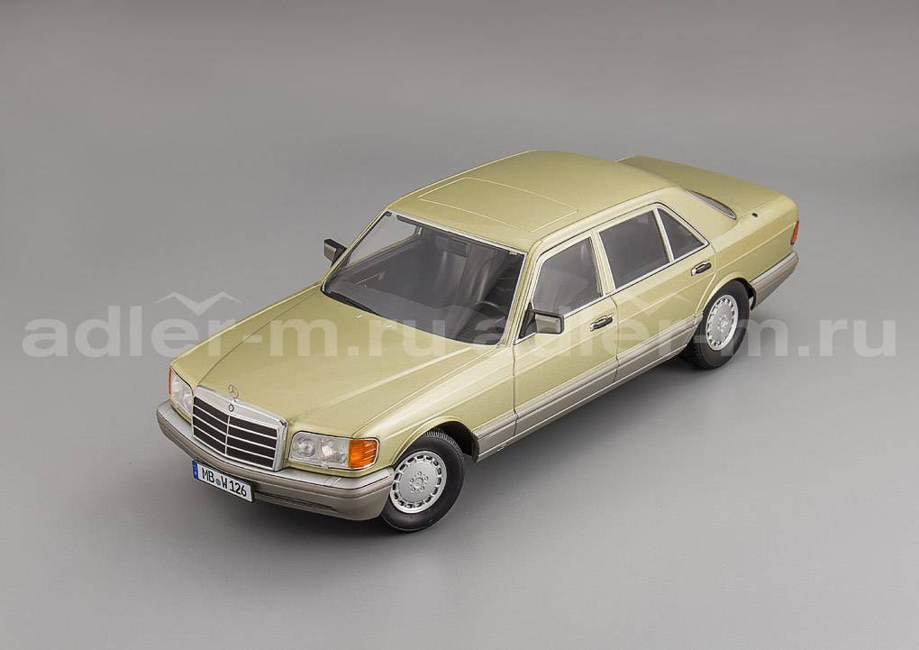 iScale 1:18 Mercedes-Benz S-Class (W126) - 1985 (distel green) 11800 0000 061