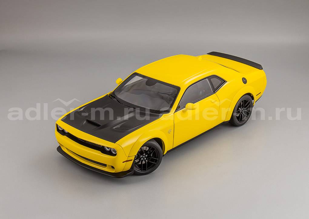 AUTOART 1:18 Dodge Challenger SRT Hellcat Widebody - 2018 (yellow) 71737