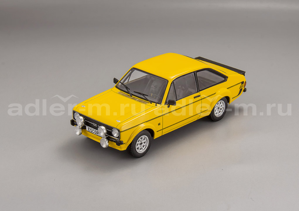WHITE BOX 1:24 Ford Escort MK II 1600 Sport - 1977 (yellow) WB124129