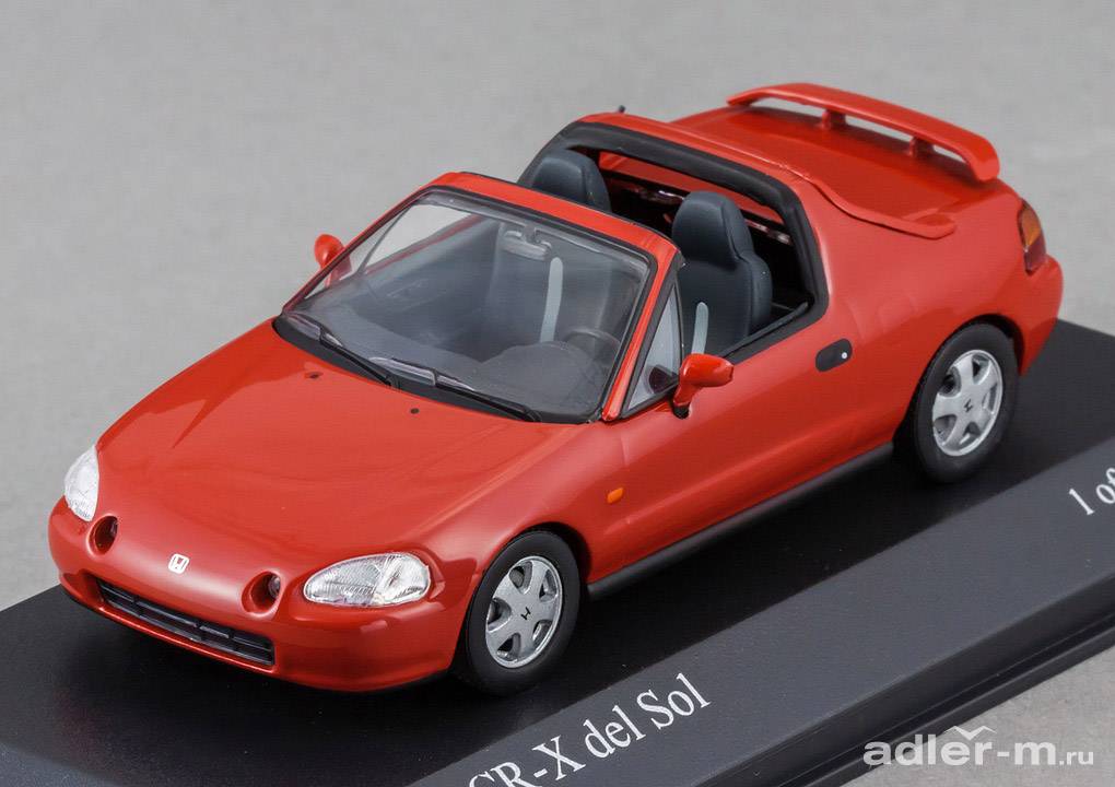 MINICHAMPS 1:43 Honda Civic Del Sol 1993 (red) 400161930