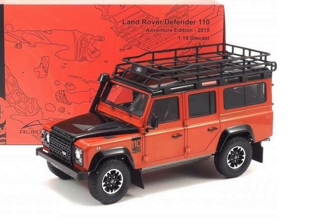 ALMOSTREAL 1:43 Land Rover Defender 110 Adventure Edition - 2015 (orange) ALM410301
