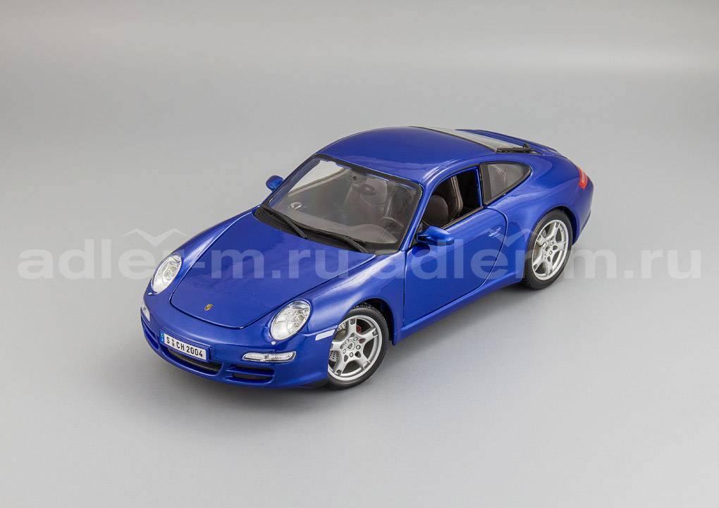 MAISTO 1:18 Porsche 911 Carrera S (997) 2005 (blue) M-31692BL