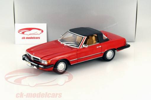 NOREV 1:18 Mercedes-Benz 300 SL R107 (US-version) (red) B66040623