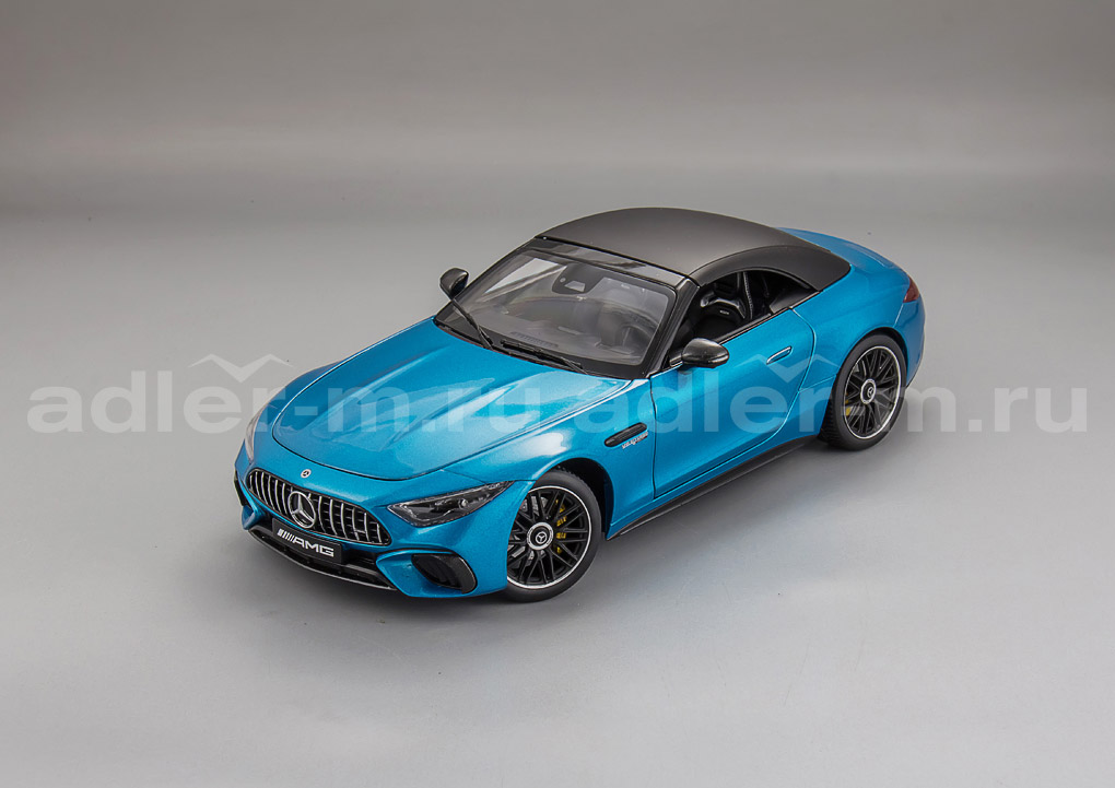 iScale 1:18 Mercedes-Benz AMG SL 63 (R232) (hyper blue) B66960831