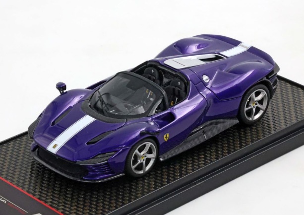 BBR MODELS 1:43 Ferrari Daytona SP3 Serie Icona open roof - 2022 (viola dino) BBRC267TMN