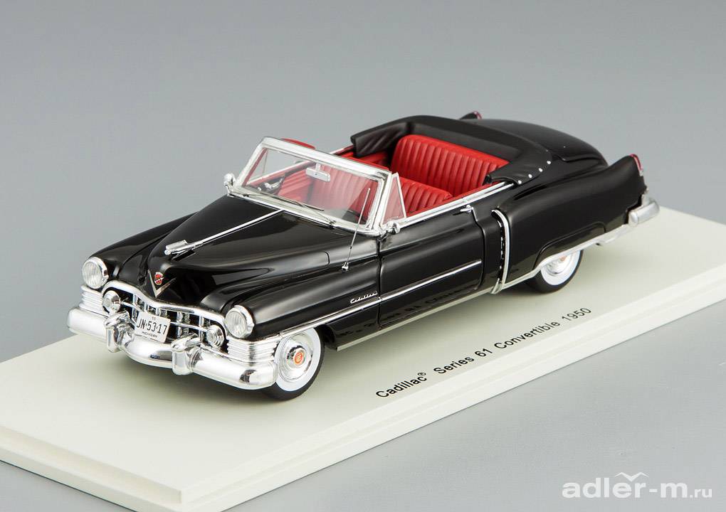 SPARK 1:43 Cadillac Series 61 Convertible 1950 (black) S2922