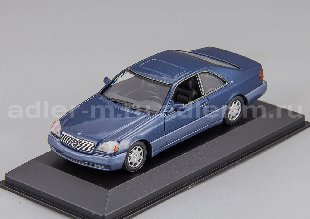 MINICHAMPS (MAXICHAMPS) 1:43 Mercedes-Benz 600SEC Coupe - 1992 (blue met.) 940032600