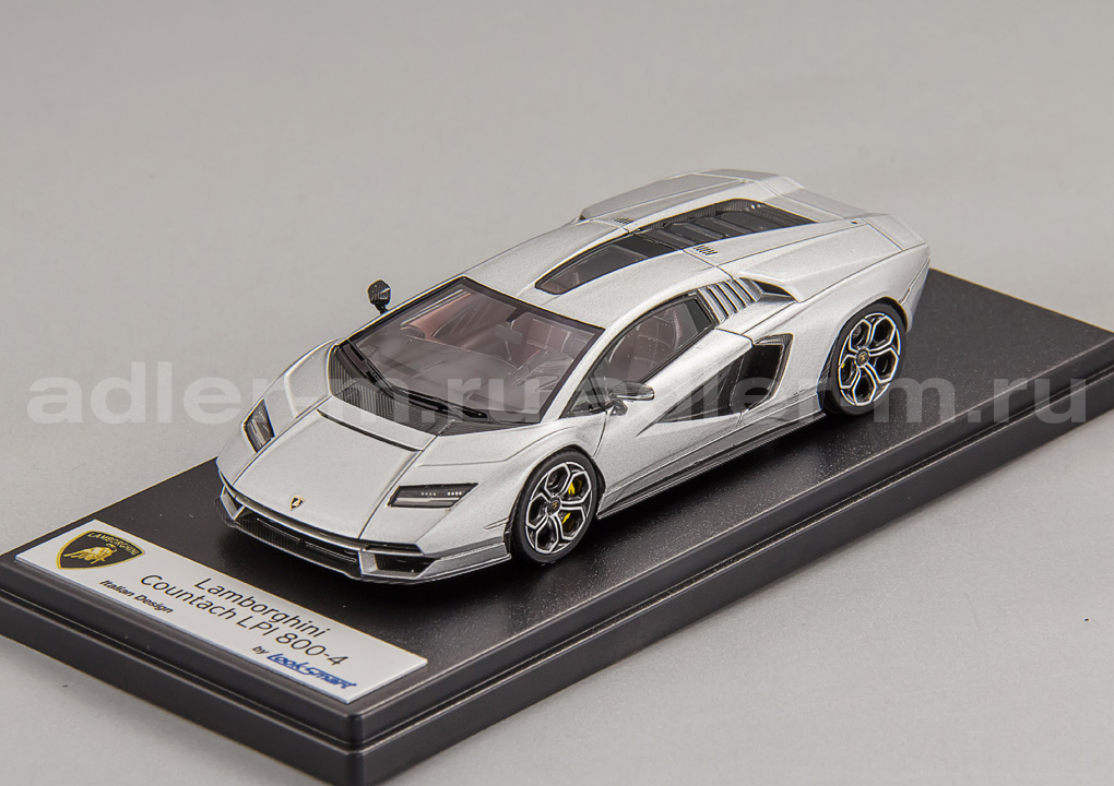 LOOKSMART 1:43 Lamborghini Countach LPI 800-4 (Argento Luna) LS529F