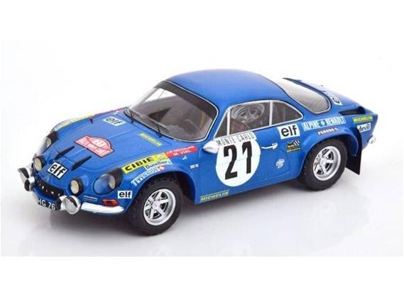 IXO 1:24 Renault-Alpine A110 #21 Nicolas/Vial 3 место Rally Monte Carlo - 1973 24RAL007B
