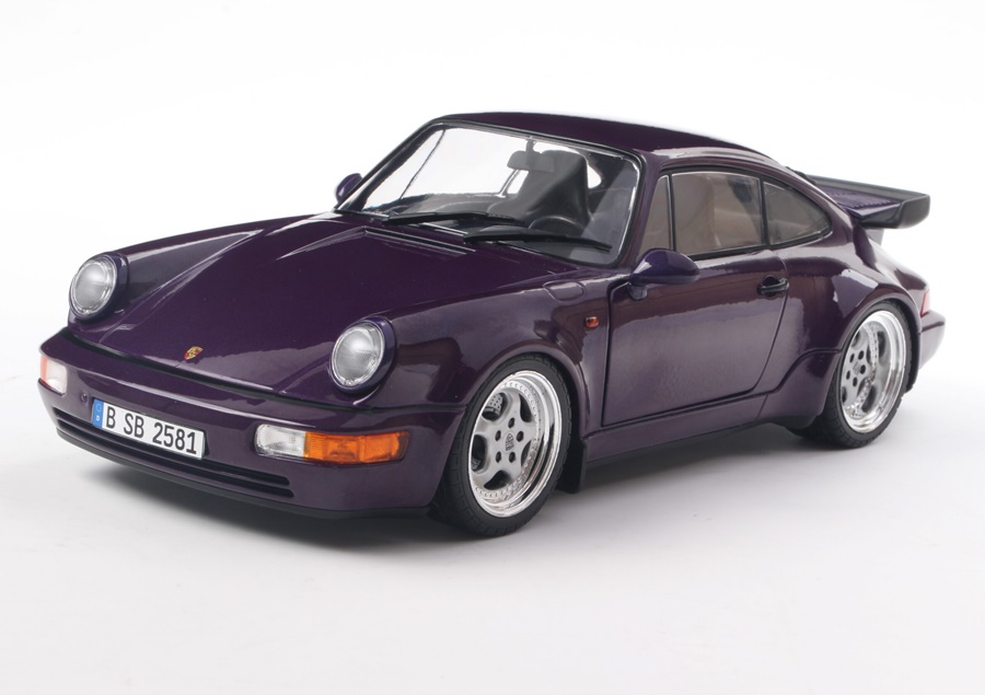 SOLIDO 1:18 Porsche 911 (964) 3.6 Turbo - 1990 (violet) S1803412
