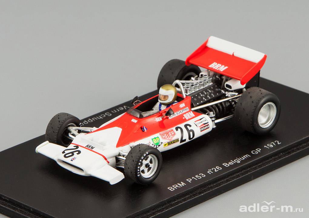 SPARK 1:43 BRM P153 #26 Belgium GP 1972 Vern Schuppan S1155