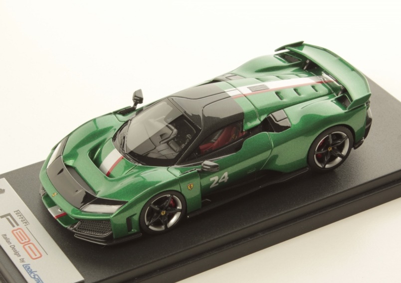 LOOKSMART 1:43 Ferrari F80 (Green Jewel with Livery) LS559E