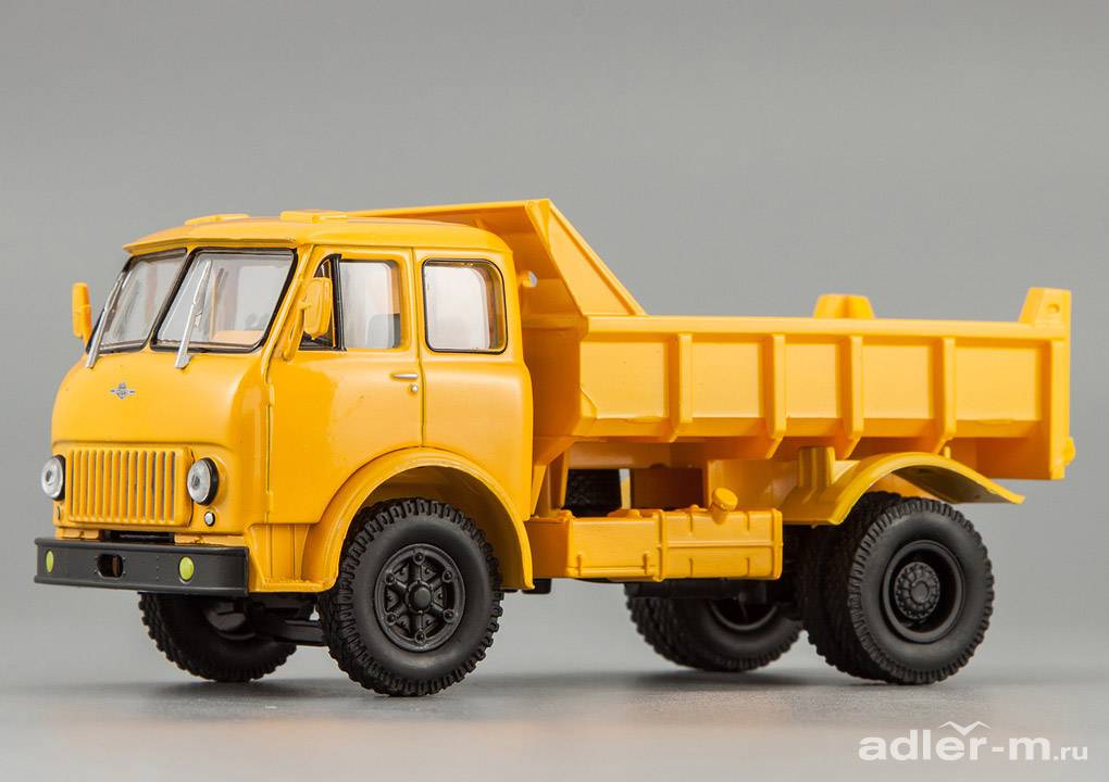 НАШ АВТОПРОМ 1:43 МАЗ 503Б самосвал (горчично-желтый) H756a